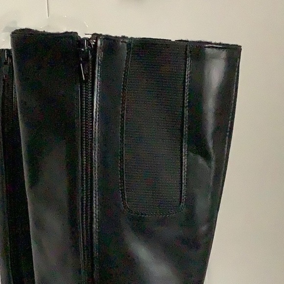 Harvard Santana Leather Fleece Lined Zip Up Boots Size 8 - Picture 6 of 10